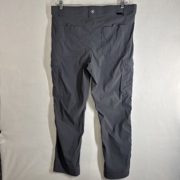 Wrangler Mens Gray Nylon Cargo Pants 38x30 Utility Tactical Outdoor - Picture 2 of 8